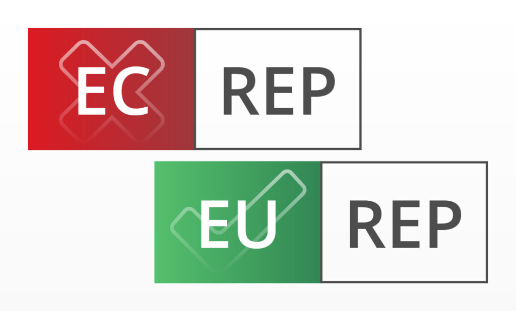 Symbol for EU-REP (not to be confused with “EC-REP”!)